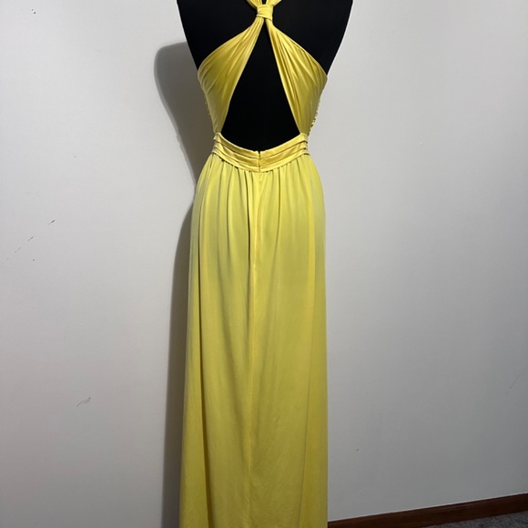 BCBGeneration Halter Gown Size 12 - Picture 5 of 7